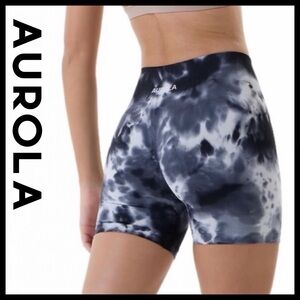 Aurola Influence Workout Tie Dye Shorts